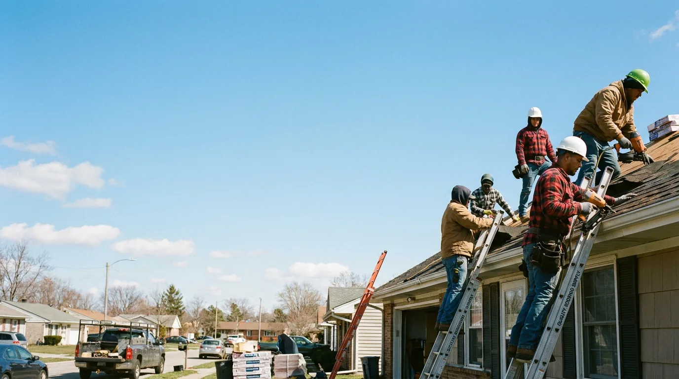 Roofing in Grant Park, IL near me